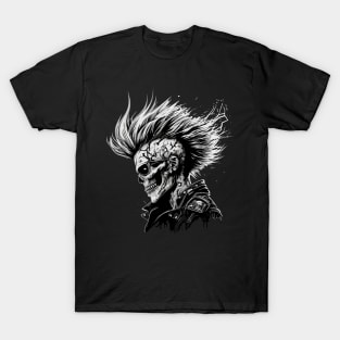 punk skeleton T-Shirt